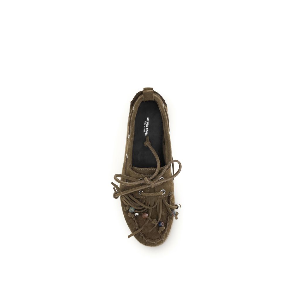 2026 New Arrival Golden Goose Bicolor Calf Leather Bos Taurus Slip-On Loafers