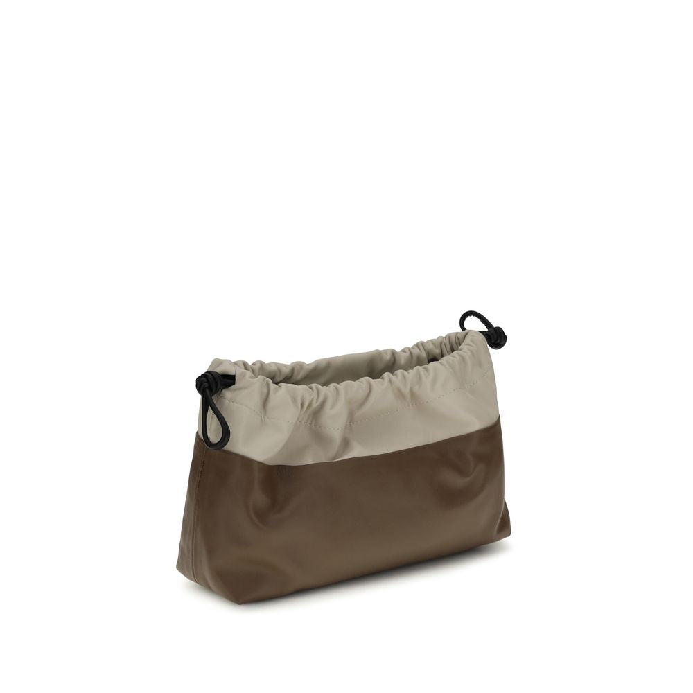 2026 New Arrival Pierre Hardy Brown Calf Leather Bos Taurus Shoulder Bag