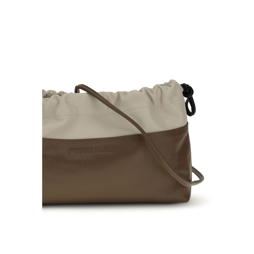 2026 New Arrival Pierre Hardy Brown Calf Leather Bos Taurus Shoulder Bag