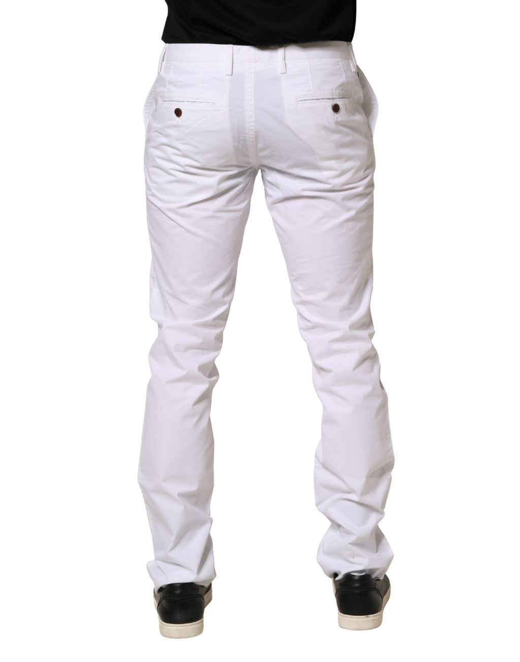 2026 New Arrival Hugo Boss White Mid Waist Skinny Chino Casual Trouser Pants