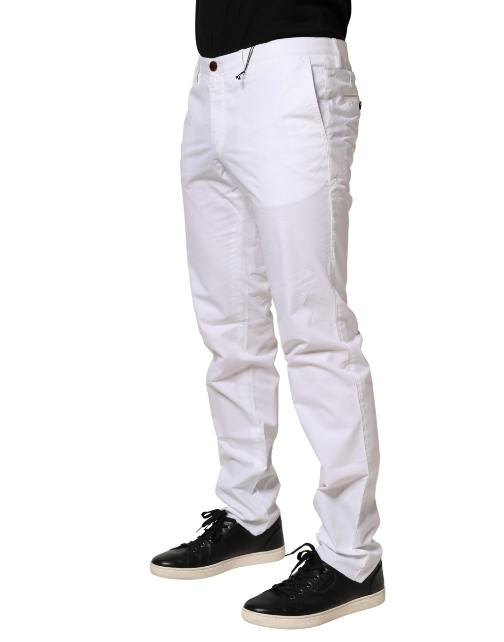 2026 New Arrival Hugo Boss White Mid Waist Skinny Chino Casual Trouser Pants