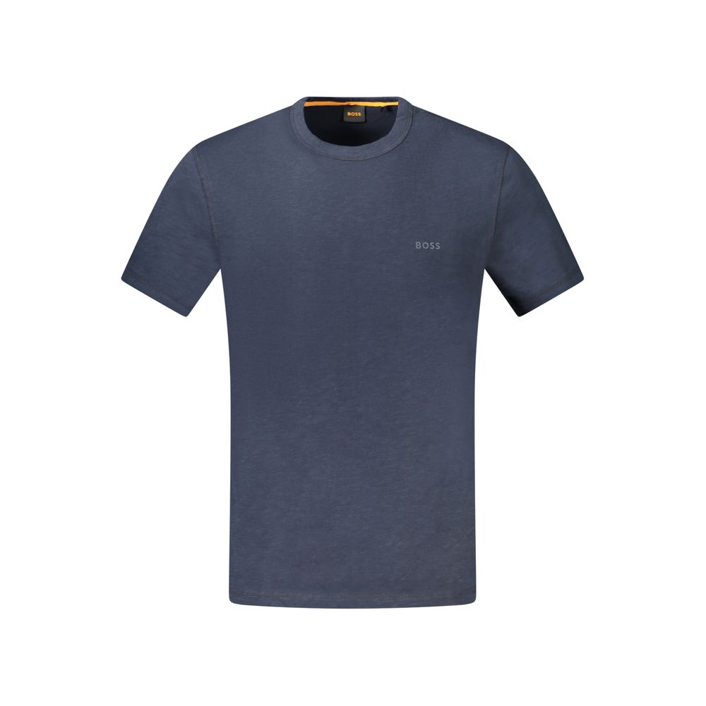 2026 New Arrival Hugo Boss Blue Cotton T-Shirt