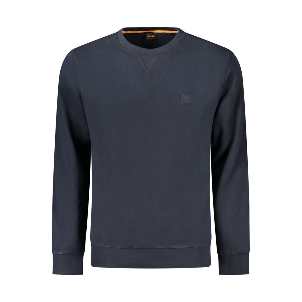 2026 New Arrival Hugo Boss Blue Cotton Sweatshirt