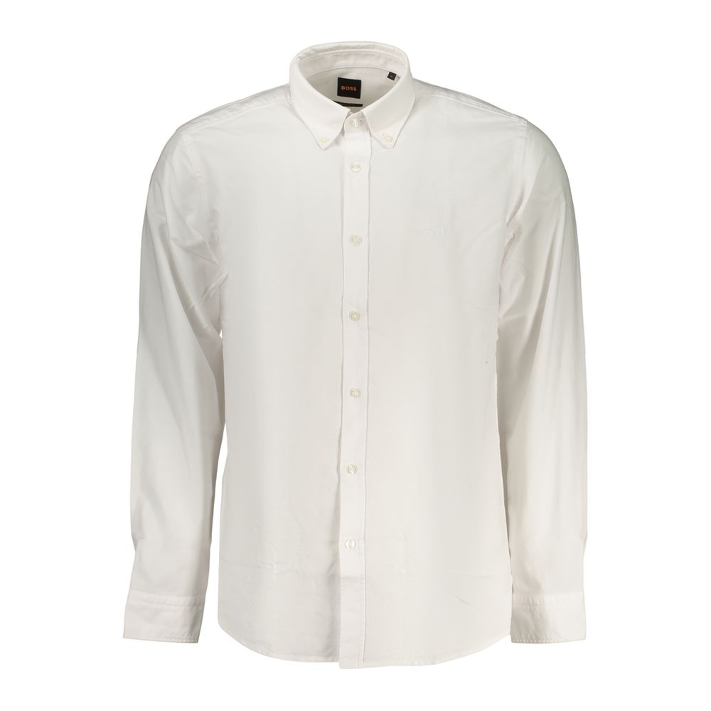 2026 New Arrival Hugo Boss White Cotton Men's Shirt