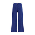 2026 New Arrival 'S Max Mara Blue Cotton Casual Pants