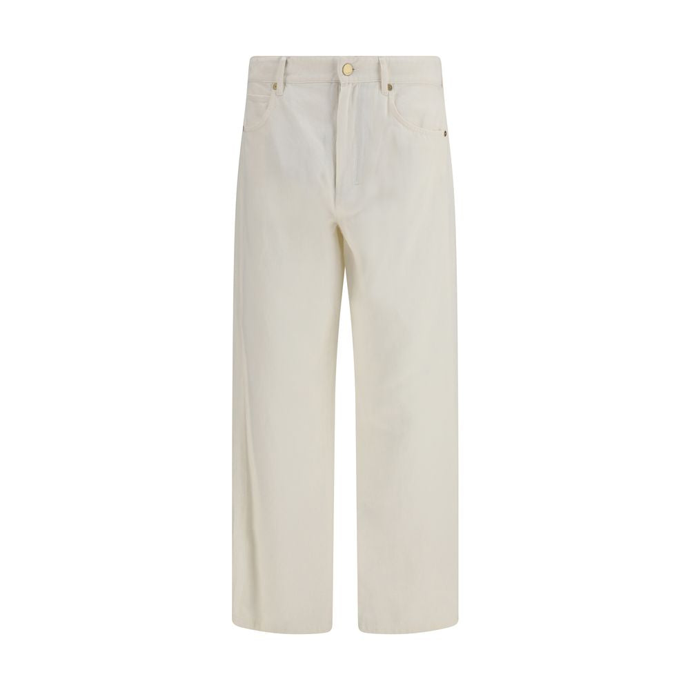 2026 New Arrival 'S Max Mara Beige Cotton Casual Pants