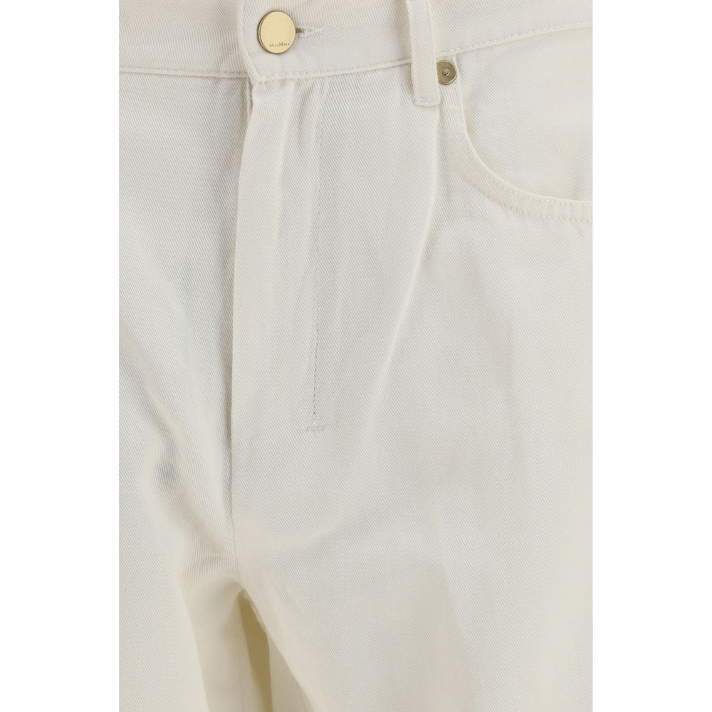 2026 New Arrival 'S Max Mara Beige Cotton Casual Pants