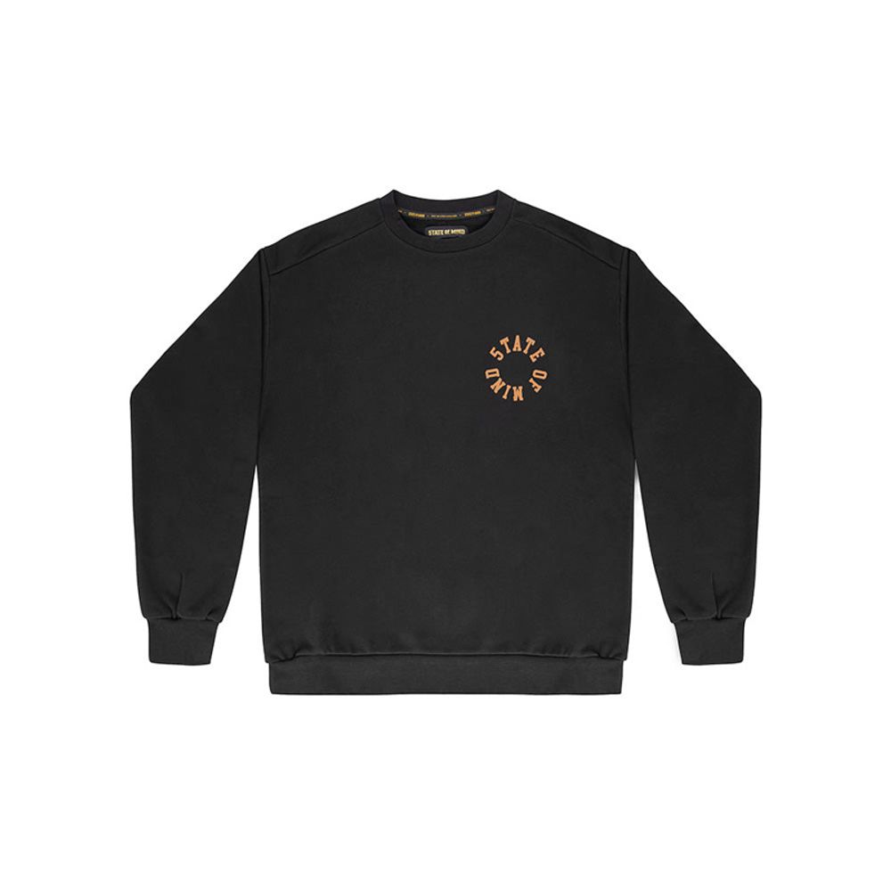 2026 New Arrival 5TATE OF MIND Black Cotton Sweatshirt