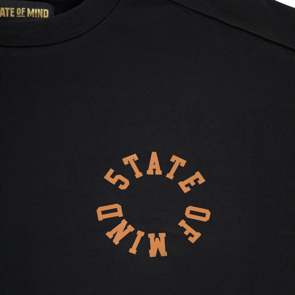 2026 New Arrival 5TATE OF MIND Black Cotton Sweatshirt
