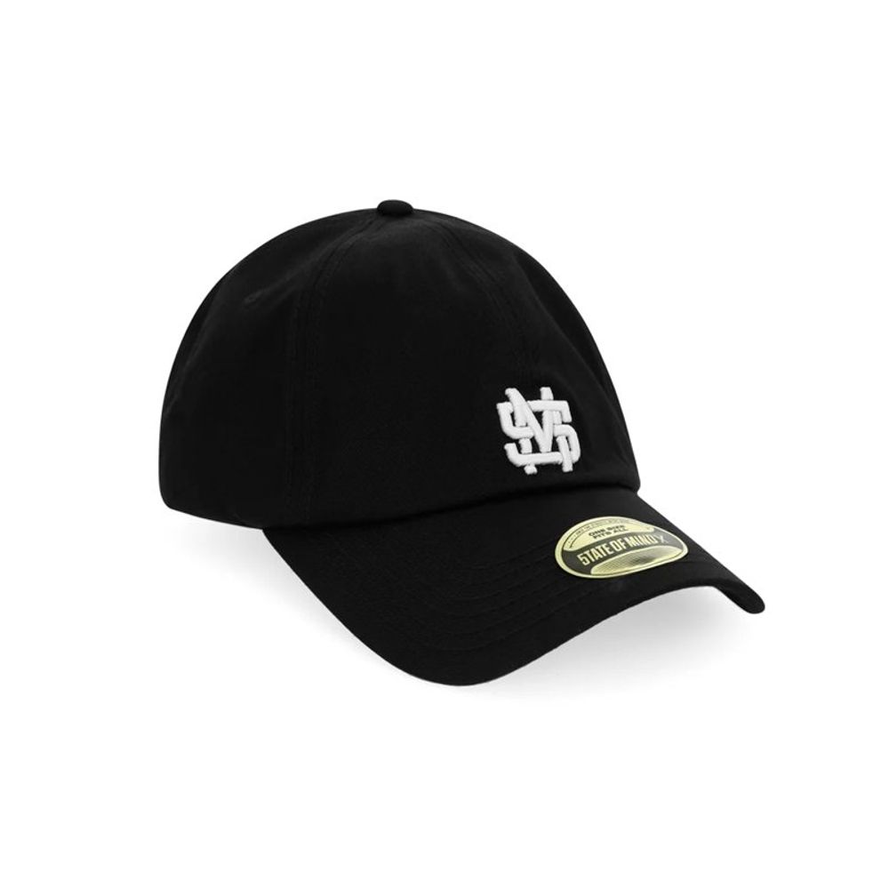 2026 New Arrival 5TATE OF MIND Black Cotton Cap (Baseball Hat)