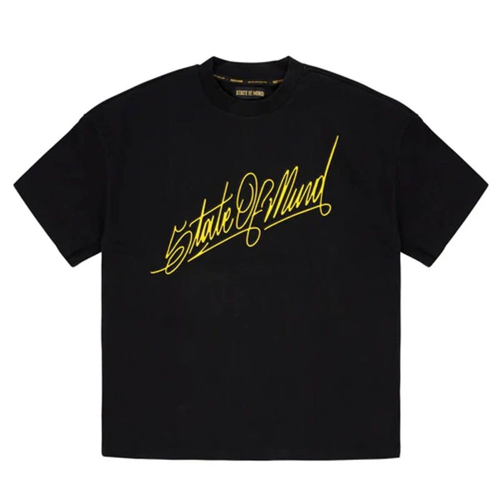2026 New Arrival 5TATE OF MIND Black Cotton T-Shirt