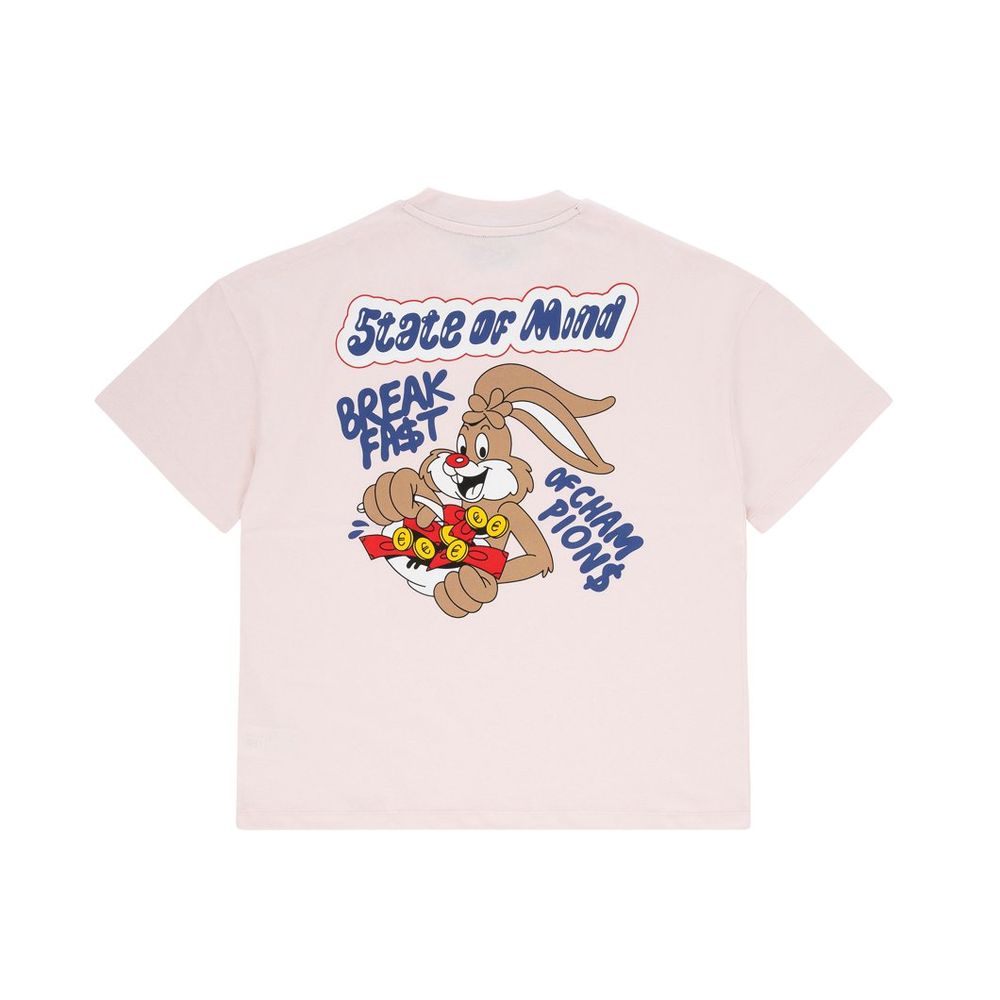 2026 New Arrival 5TATE OF MIND Pink Cotton T-Shirt