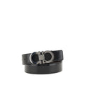 2026 New Arrival Ferragamo Black Calf Leather Bos Taurus Regular Belt
