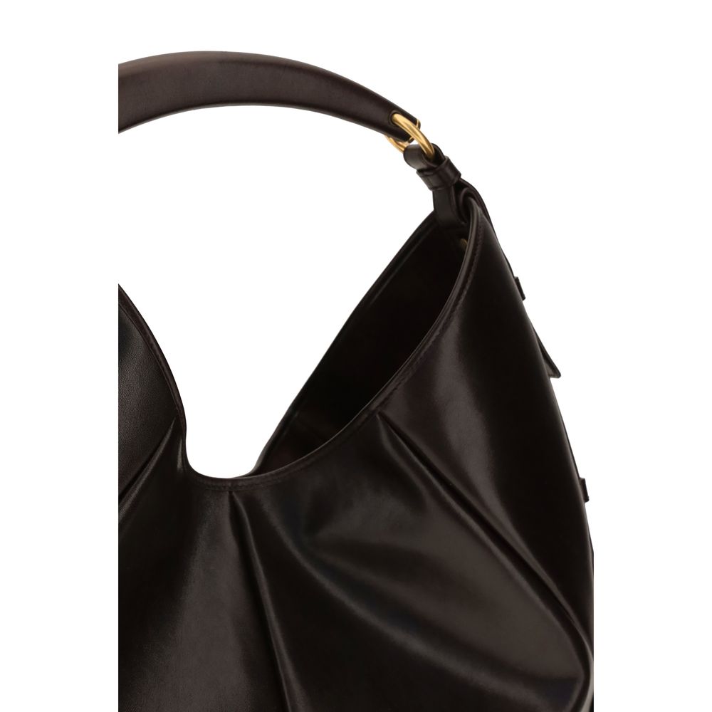 2026 New Arrival Saint Laurent Brown Calf Leather Bos Taurus Shoulder Bag