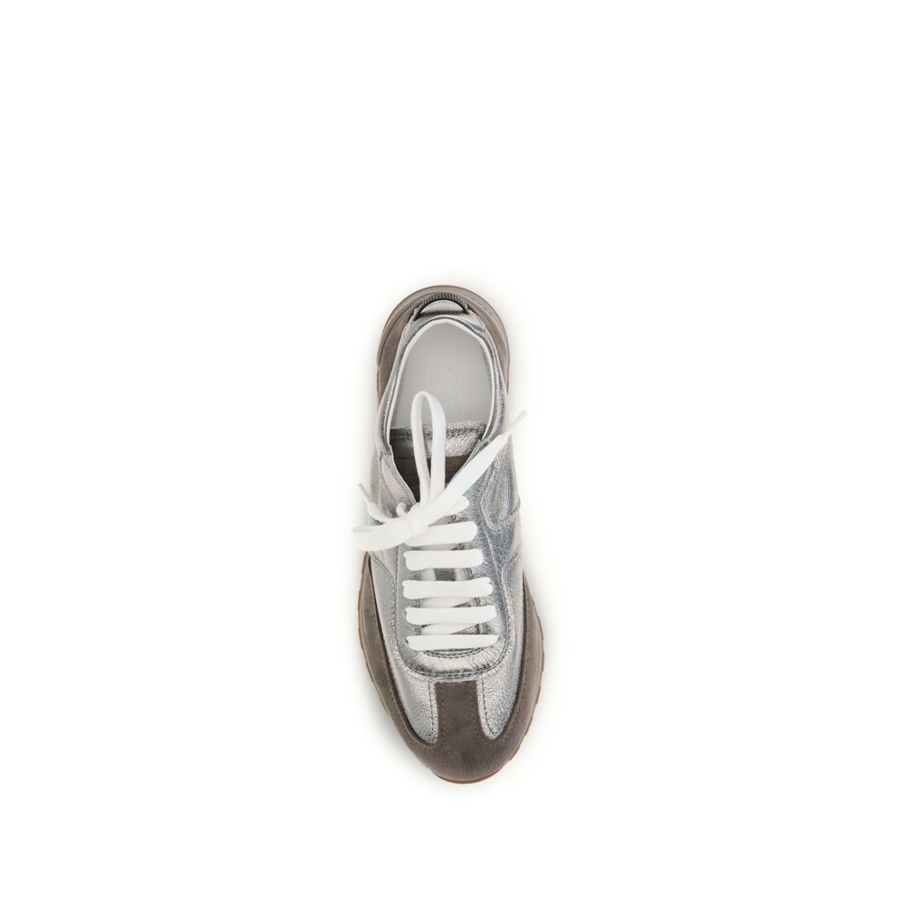 2026 New Arrival Brunello Cucinelli Multicolor Calf Leather Bos Taurus Athletic Sneakers