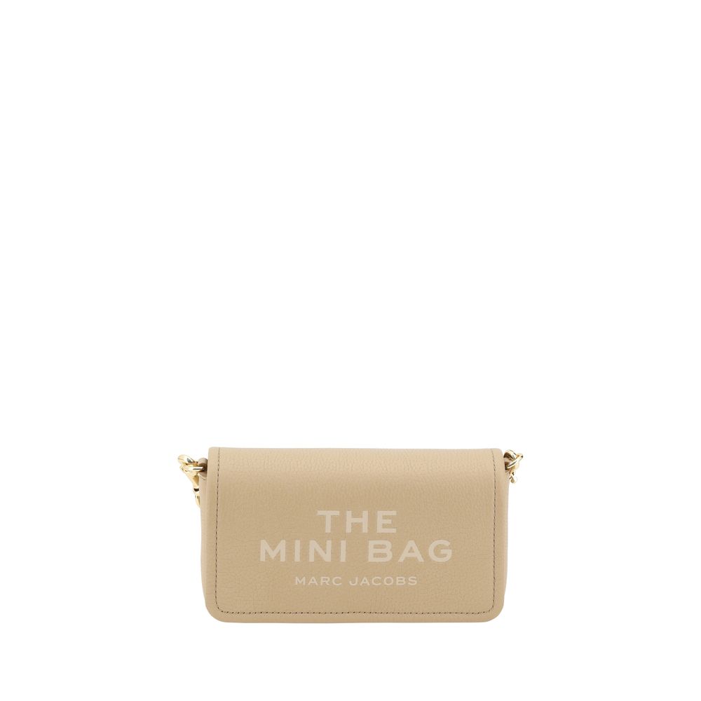 2026 New Arrival Marc Jacobs Beige Calf Leather Bos Taurus Shoulder Bag
