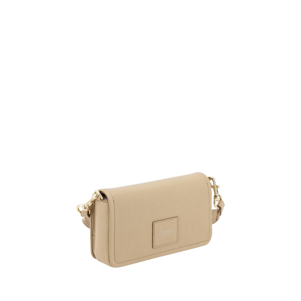 2026 New Arrival Marc Jacobs Beige Calf Leather Bos Taurus Shoulder Bag