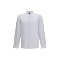 2026 New Arrival Hugo Boss Black White Linen Dress Shirt