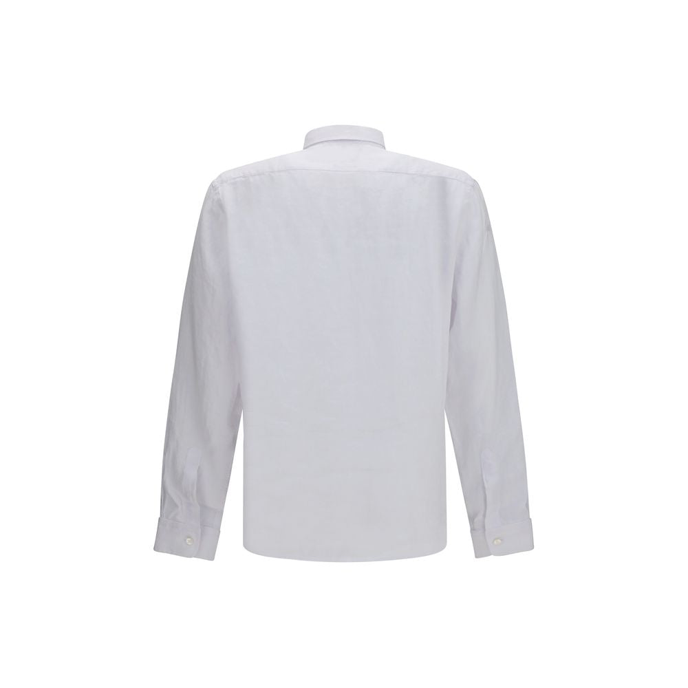 2026 New Arrival Hugo Boss Black White Linen Dress Shirt