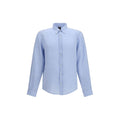 2026 New Arrival Hugo Boss Black Blue Linen Dress Shirt
