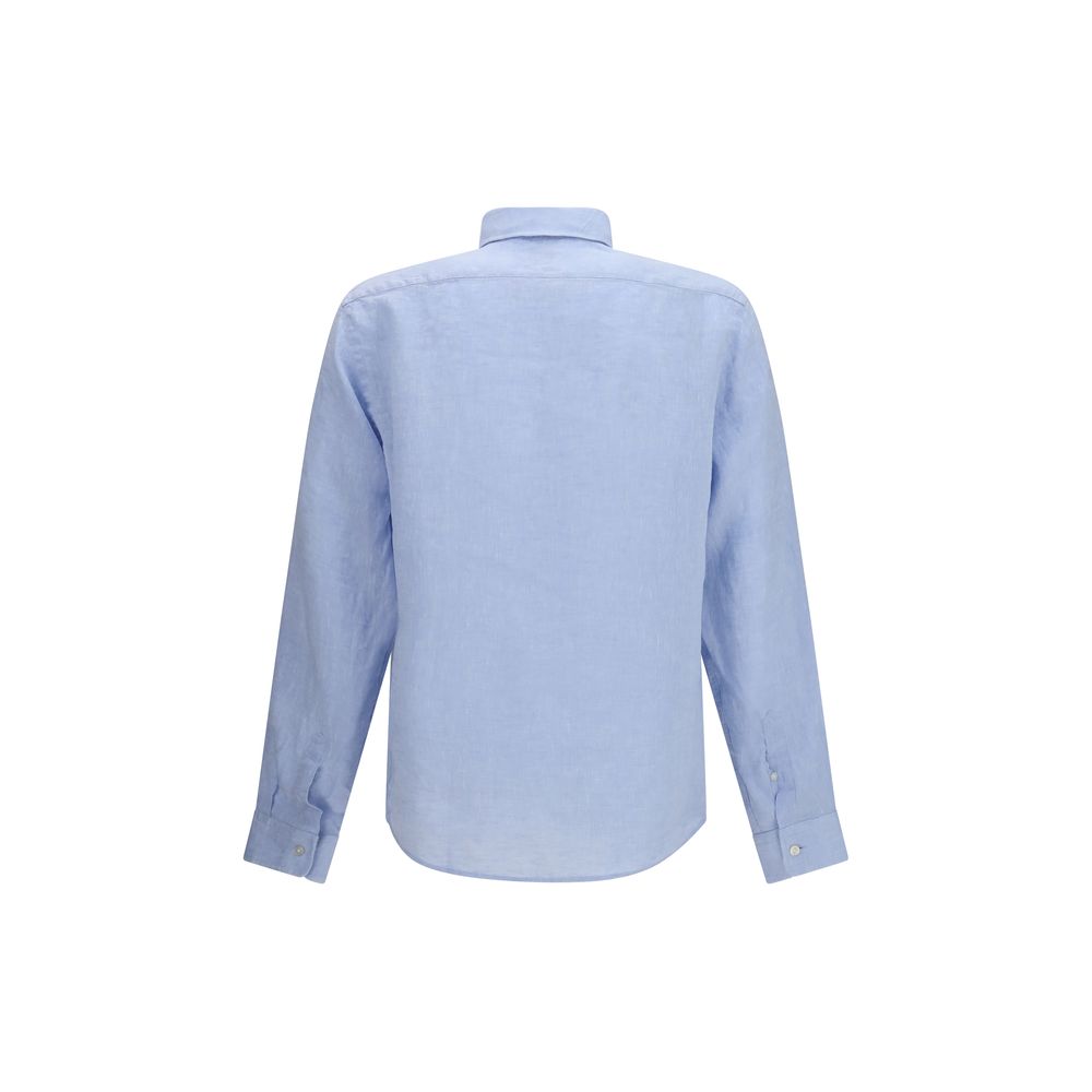 2026 New Arrival Hugo Boss Black Blue Linen Dress Shirt