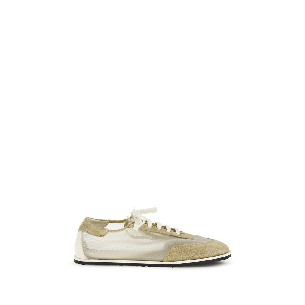 2026 New Arrival Dear Frances Beige Calf Leather Bos Taurus Low Top Sneakers