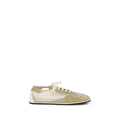 2026 New Arrival Dear Frances Beige Calf Leather Bos Taurus Low Top Sneakers