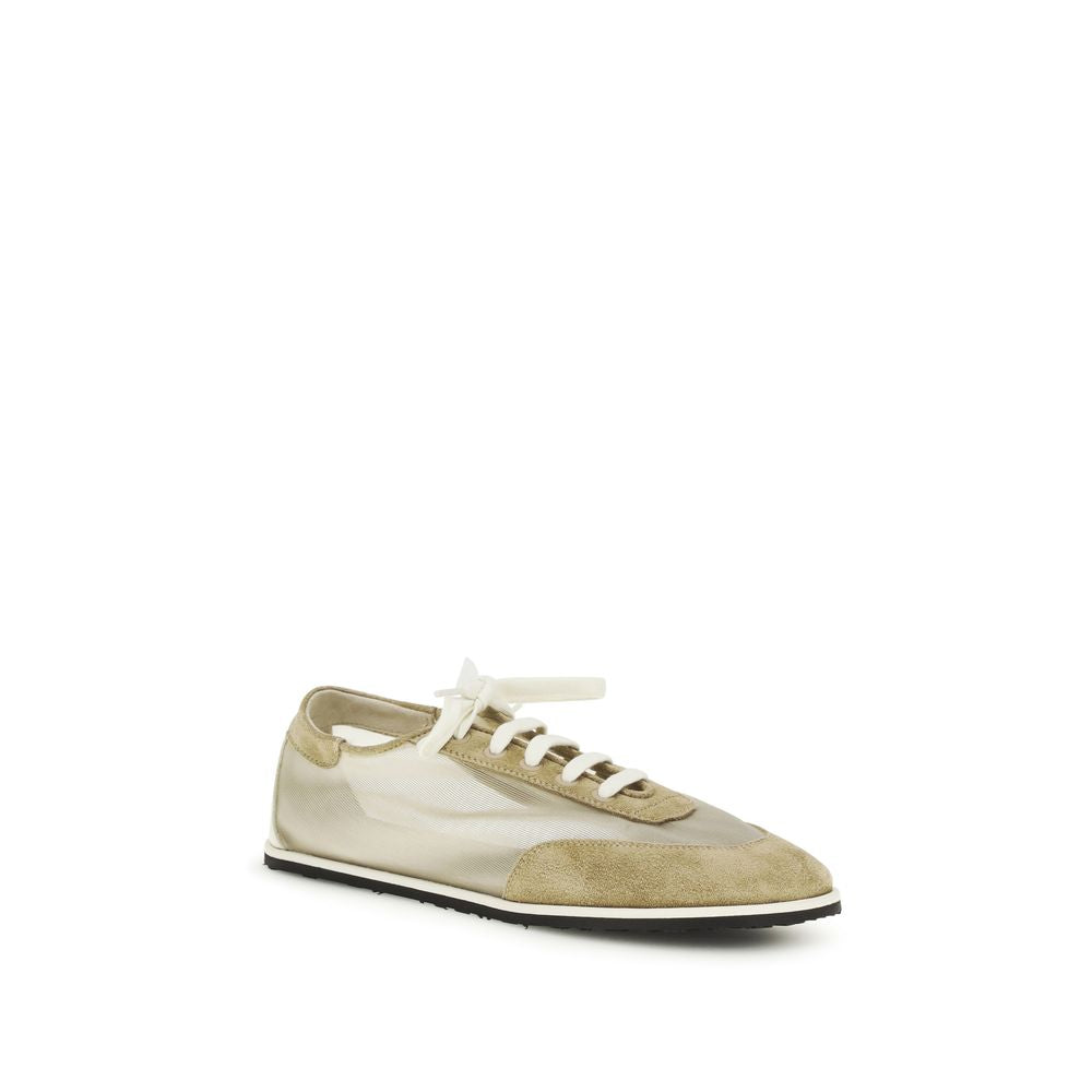 2026 New Arrival Dear Frances Beige Calf Leather Bos Taurus Low Top Sneakers