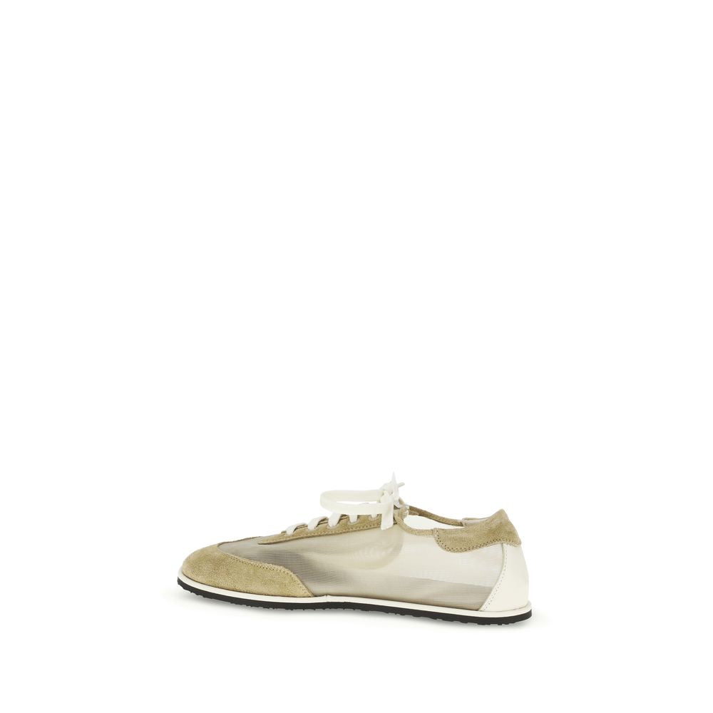 2026 New Arrival Dear Frances Beige Calf Leather Bos Taurus Low Top Sneakers