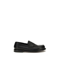 2026 New Arrival Premiata Black Calf Leather Bos Taurus Slip-On Loafers