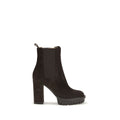 2026 New Arrival Gianvito Rossi Brown Calf Leather Bos Taurus Ankle Boots