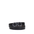 2026 New Arrival Ferragamo Black Calf Leather Bos Taurus Regular Belt