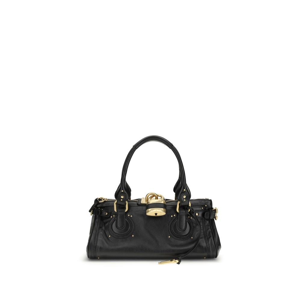 2026 New Arrival Chloé Black Calf Leather Bos Taurus Shoulder Bag