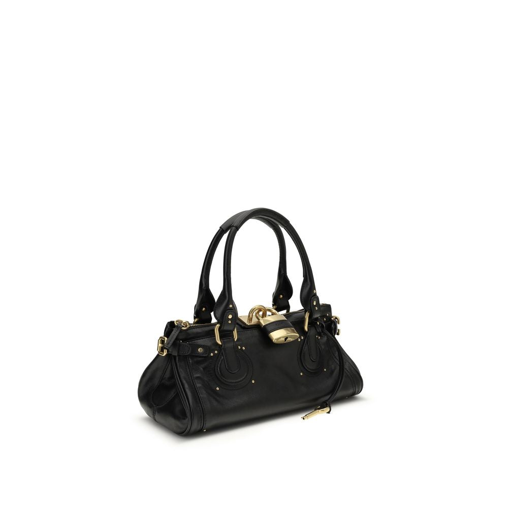 2026 New Arrival Chloé Black Calf Leather Bos Taurus Shoulder Bag