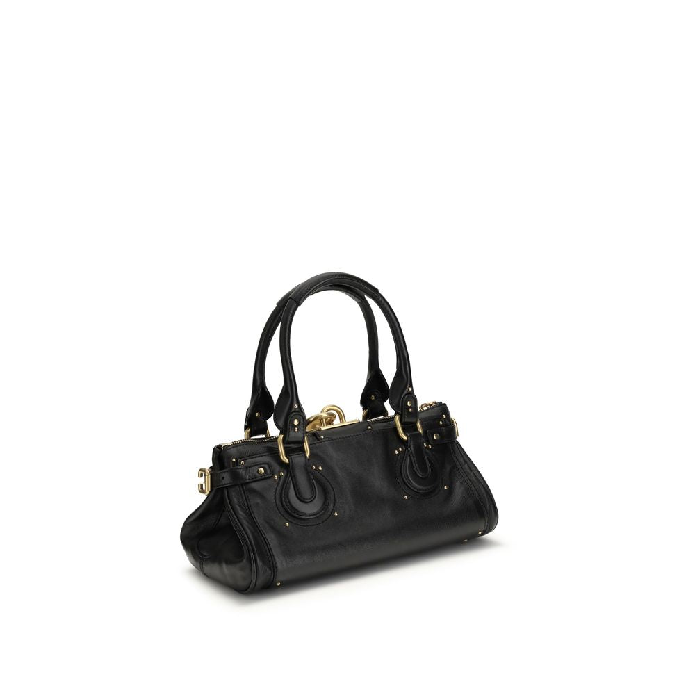 2026 New Arrival Chloé Black Calf Leather Bos Taurus Shoulder Bag