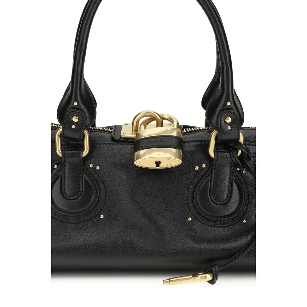 2026 New Arrival Chloé Black Calf Leather Bos Taurus Shoulder Bag
