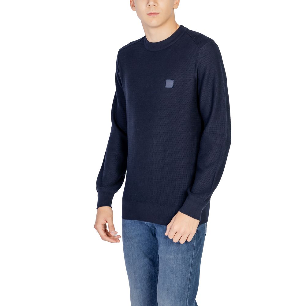 2026 New Arrival Hugo Boss Blue Cotton Sweatshirt