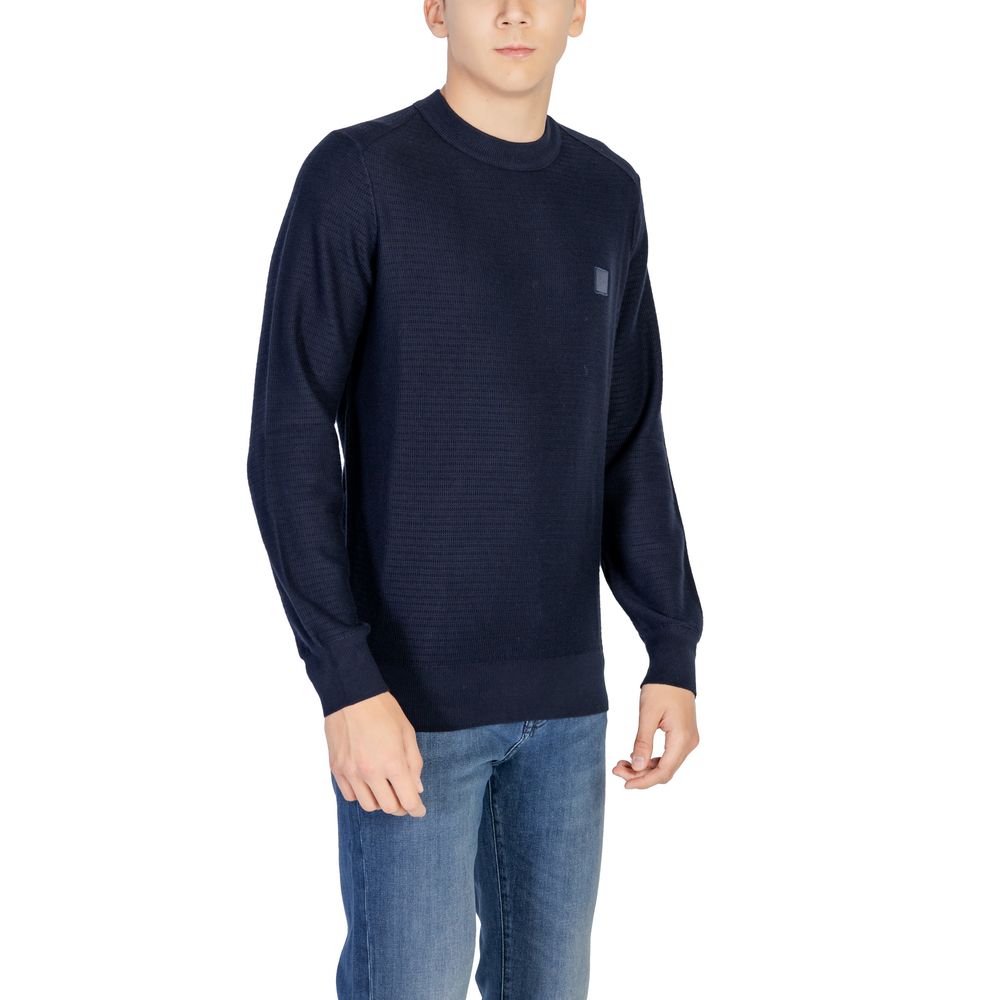 2026 New Arrival Hugo Boss Blue Cotton Sweatshirt
