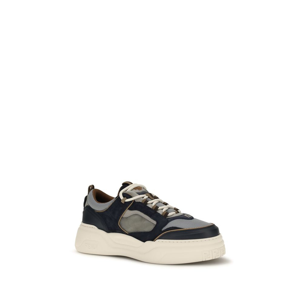 2026 New Arrival Fendi Multicolor Calf Leather Bos Taurus Athletic Sneakers