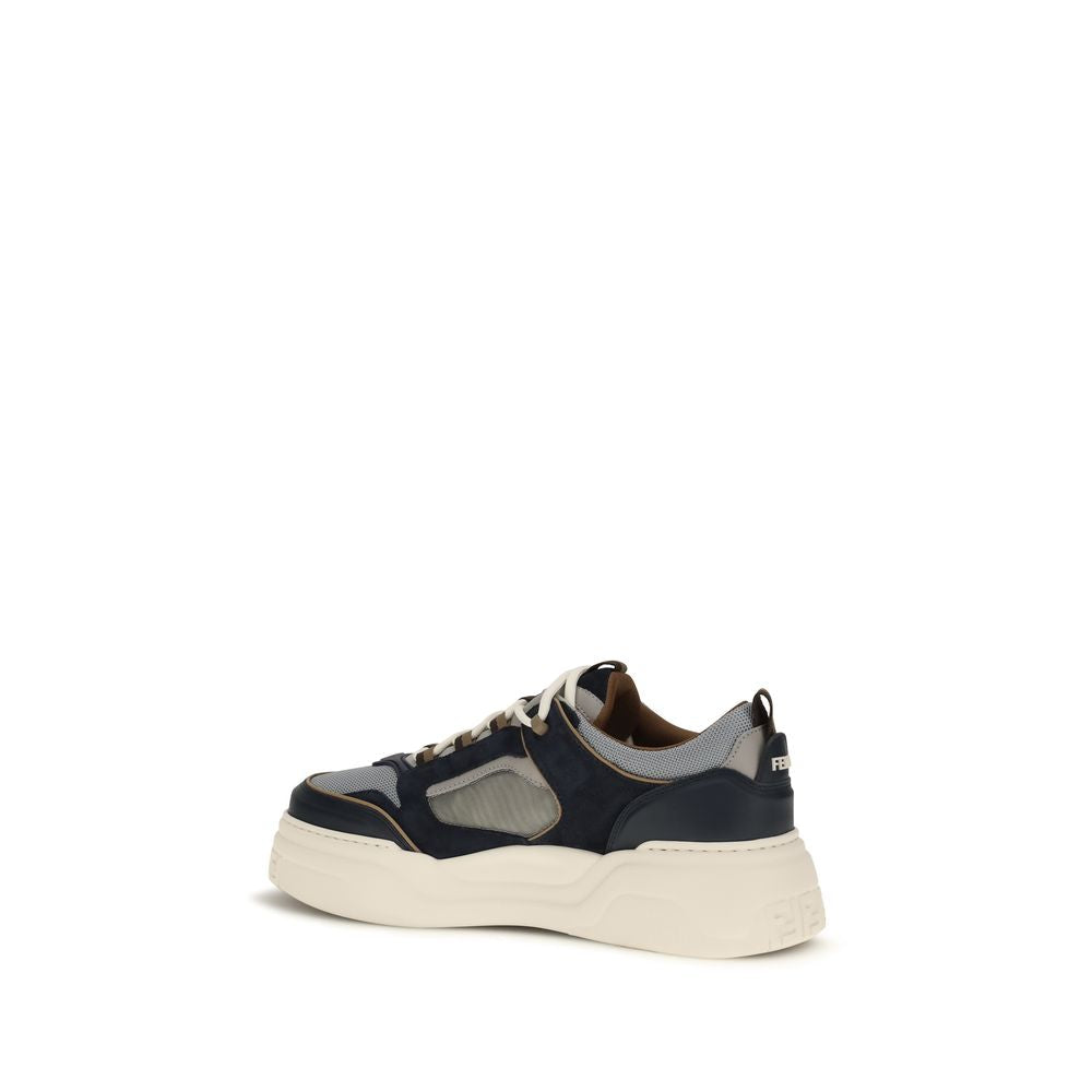 2026 New Arrival Fendi Multicolor Calf Leather Bos Taurus Athletic Sneakers