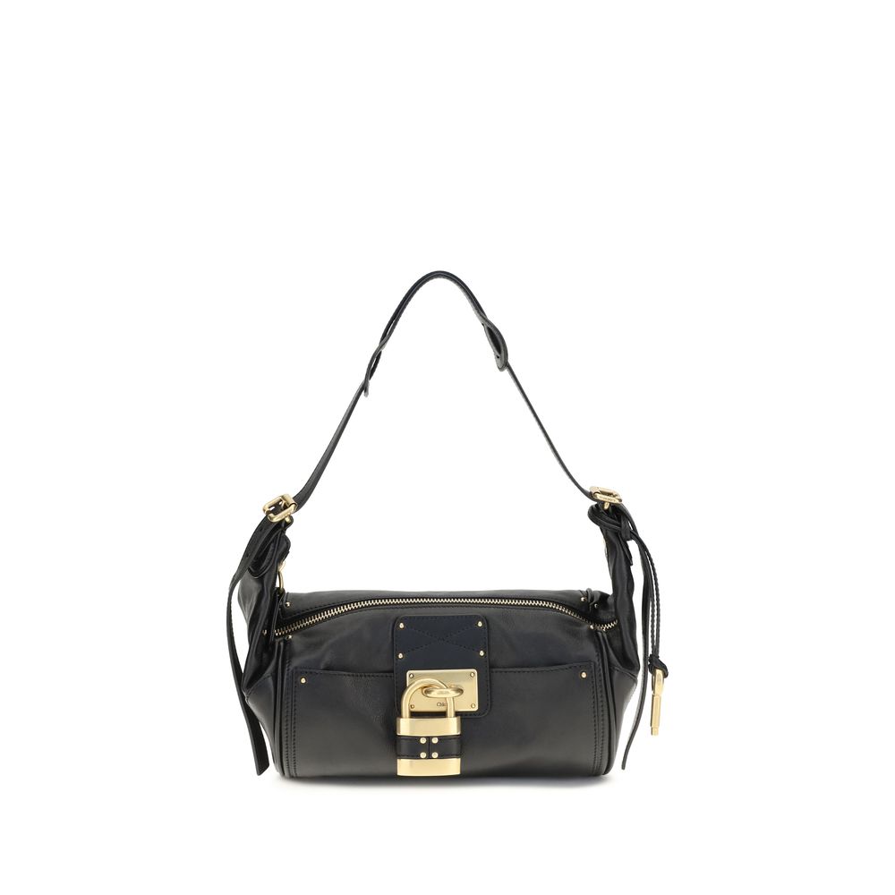 2026 New Arrival Chloé Black Calf Leather Bos Taurus Shoulder Bag