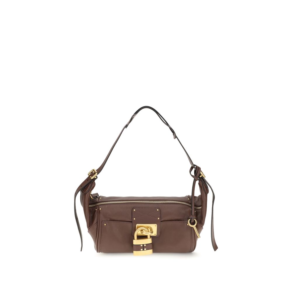 2026 New Arrival Chloé Brown Calf Leather Bos Taurus Shoulder Bag