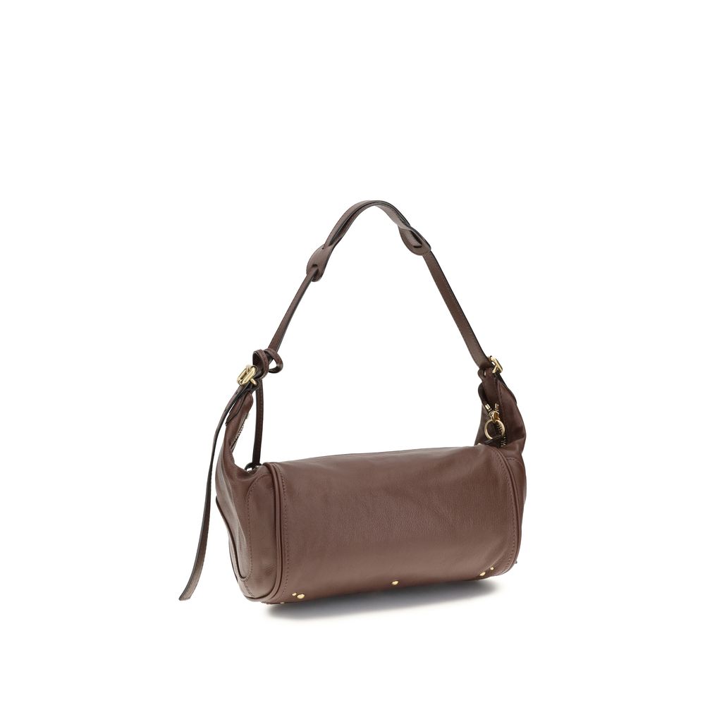 2026 New Arrival Chloé Brown Calf Leather Bos Taurus Shoulder Bag