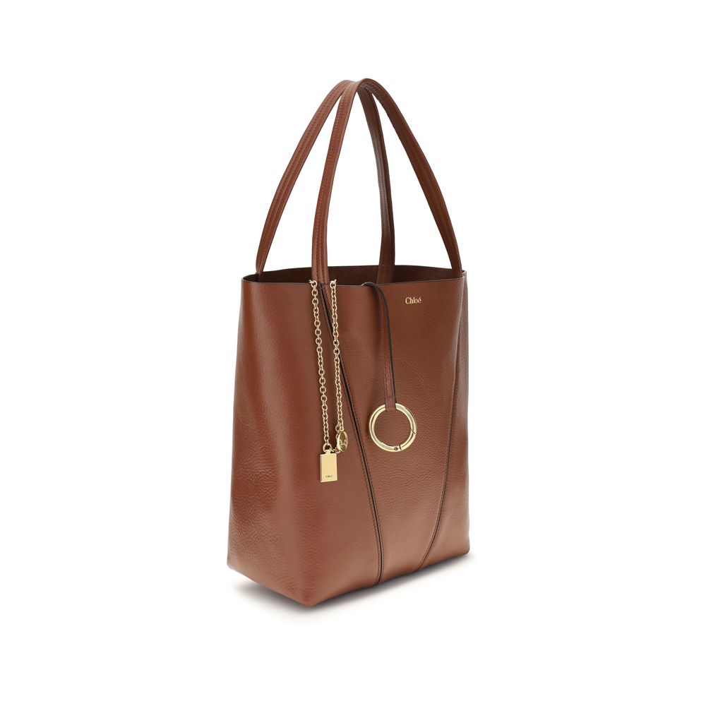 2026 New Arrival Chloé Brown Calf Leather Bos Taurus Shoulder Bag