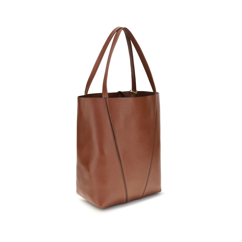 2026 New Arrival Chloé Brown Calf Leather Bos Taurus Shoulder Bag