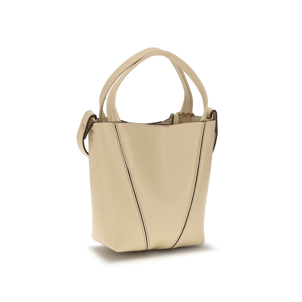 2026 New Arrival Chloé Beige Calf Leather Bos Taurus Shoulder Bag