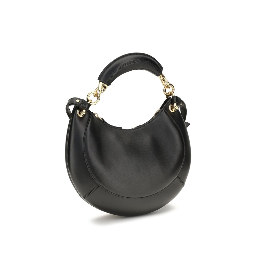2026 New Arrival Chloé Black Calf Leather Bos Taurus Shoulder Bag