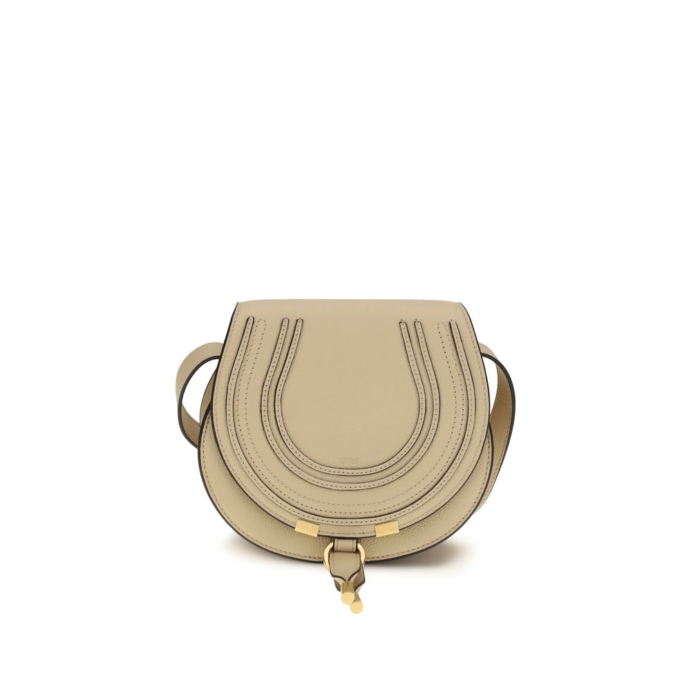 2026 New Arrival Chloé Beige Calf Leather Bos Taurus Shoulder Bag