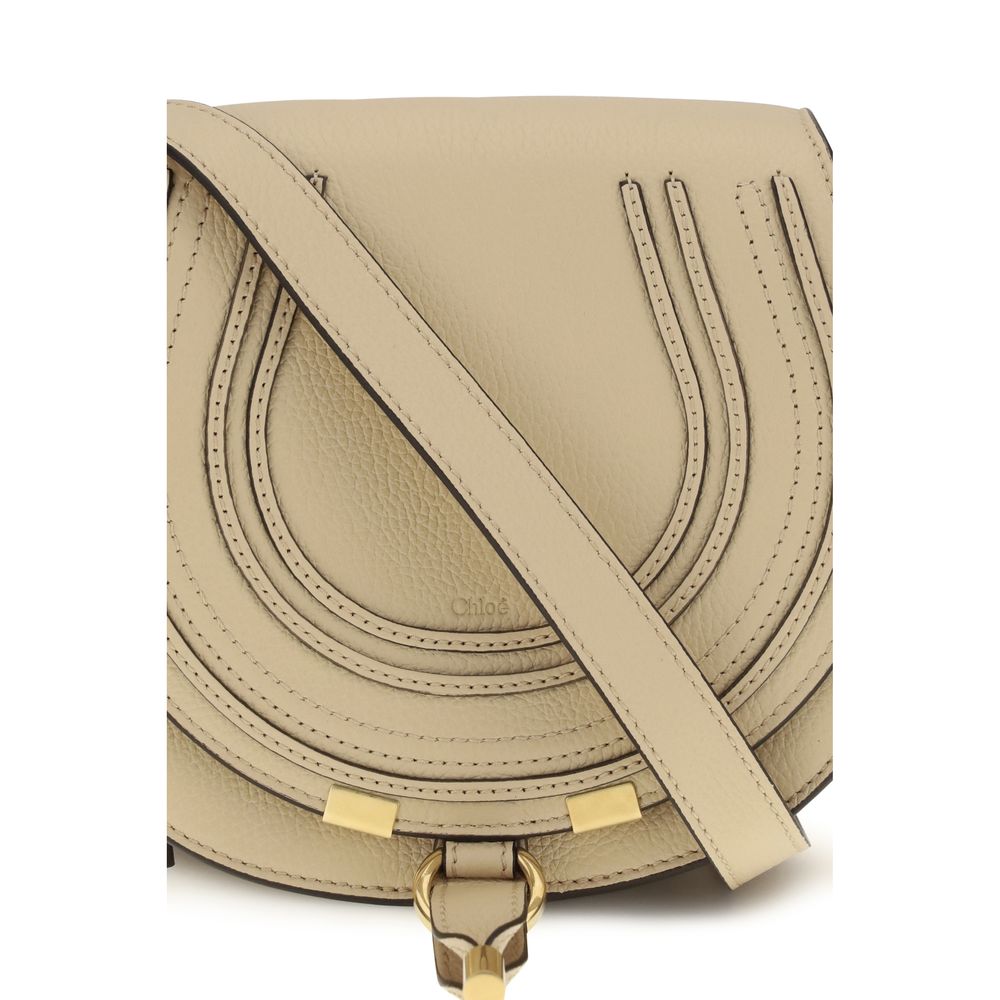 2026 New Arrival Chloé Beige Calf Leather Bos Taurus Shoulder Bag