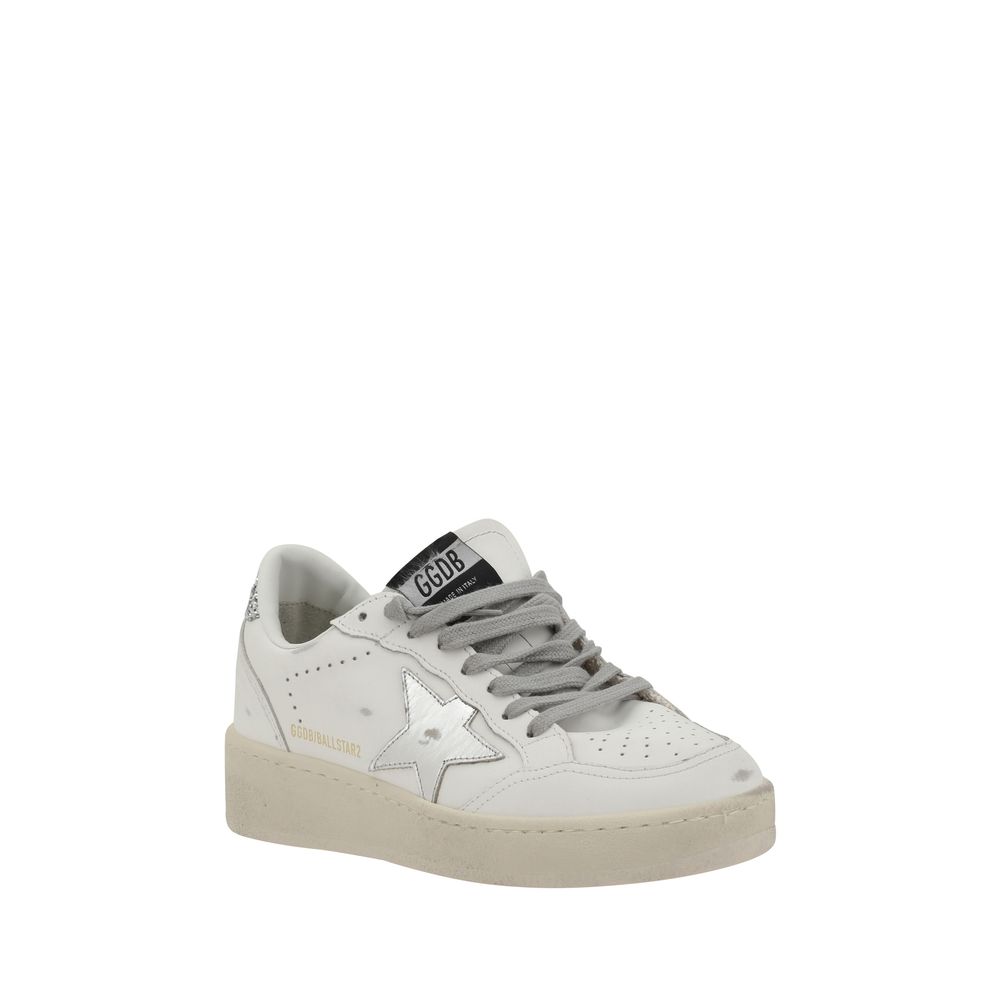 2026 New Arrival Golden Goose Silver Calf Leather Bos Taurus Low Top Sneakers